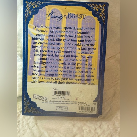 Disney Couture Beauty & the Beast Limited Edition Charm Bracelet Collection New - Picture 4 of 4